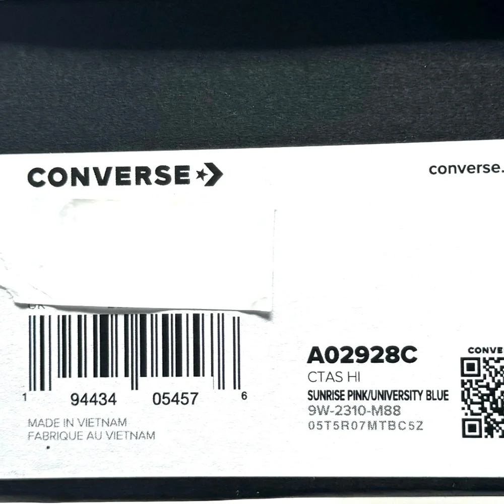 Converse Chuck Taylor Confetti High Top Casual Shoes Kids Women's Shoes A02928C - Picture 7 of 7